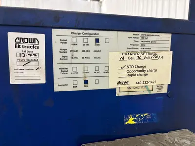 48V POWER DESIGNERS POWERCHARGE XP SERIES BATTERY CHARGER: YOBRO #24146