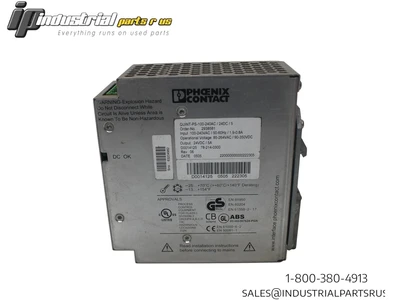 USED PHOENIX CONTACT QUNIT-PS-100-240AC/24DC/5