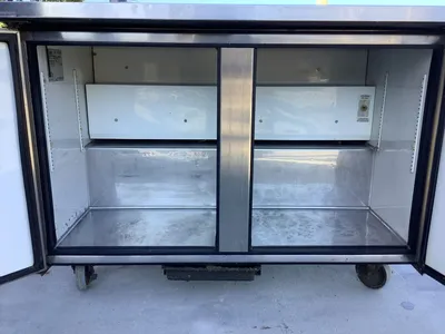 152-0402 True TUC-48 Under-Counter 2 Door Self Contained Cooler Refrigerator