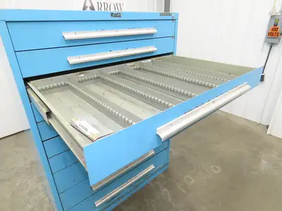 Nu-Era Modular Tool Storage Cabinet 10 Drawer 45x28x61" Stanley Vidmar Lista