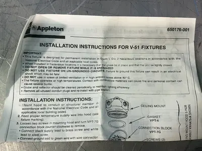 Used APPLETON VAD1M Electrical Fittings Ohio US | HGR 24 #1763153