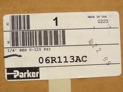 Parker 06R113AC Pneumatic Air Pressure Regulator 1/4" NPT