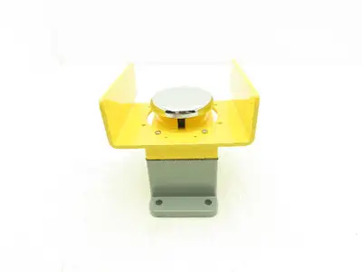 Allen Bradley 800P-S2CG1A Palm Operated Push Button Chrome 1 NO - 1 NC Contact