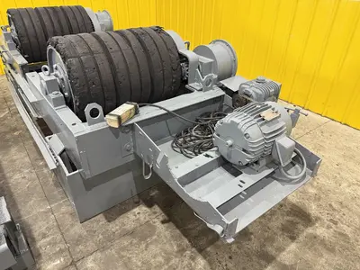120 TON (240,000 LBS) RANSOME PANDJIRIS POWERED TANK TURNING ROLLS, POWER & IDLER: STOCK #23144