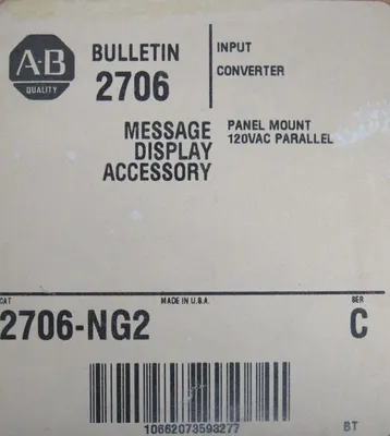NEW ALLEN BRADLEY 2706-NG2 INPUT CONVERTER SER.C 2706NG2