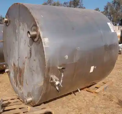 2000 gal  ss stainless steel pressure vessel