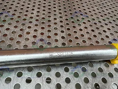 USED LOT OF 2 - 316 STAINLESS STEEL PIPE STRAIGHT CONNECTOR 8" X 3/4"