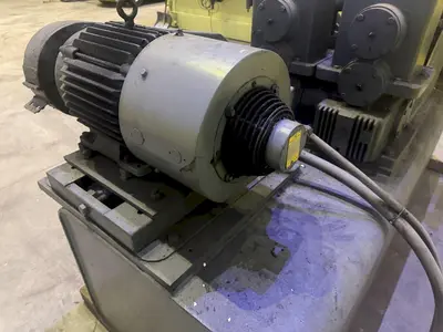 8" WIDE YODER 4-ROLL POWERED COIL FEEDER: YOBRO #24666