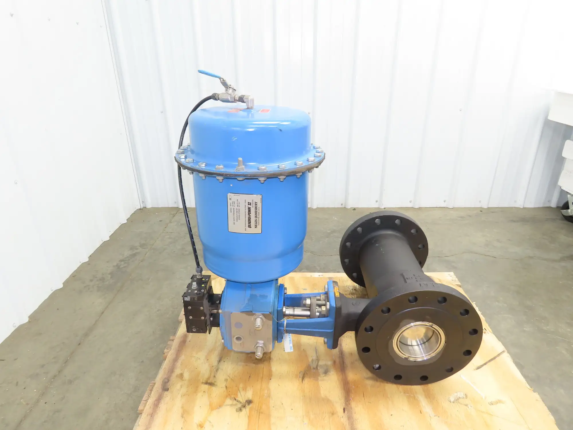 Jamesbury FG06DAGAJ1XESGTF 4x6" Flange Check Valve Quadra-Powr II QP5C Actuator
