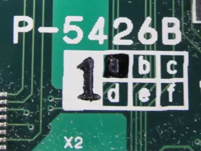REFURBISHED WEIGH-TRONIX P-5426B CIRCUIT BOARD P5426B1A
