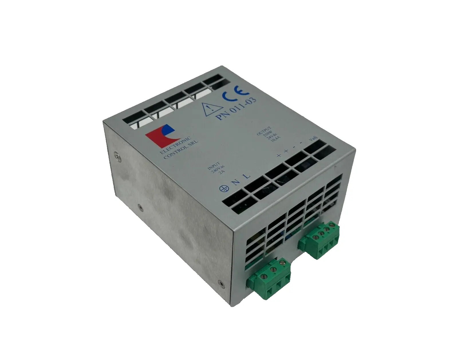NEW ELECTRONIC CONTROL SRL 011-03 SWITCHING POWER SUPPLY 240VAC 24VDC 250W 01103