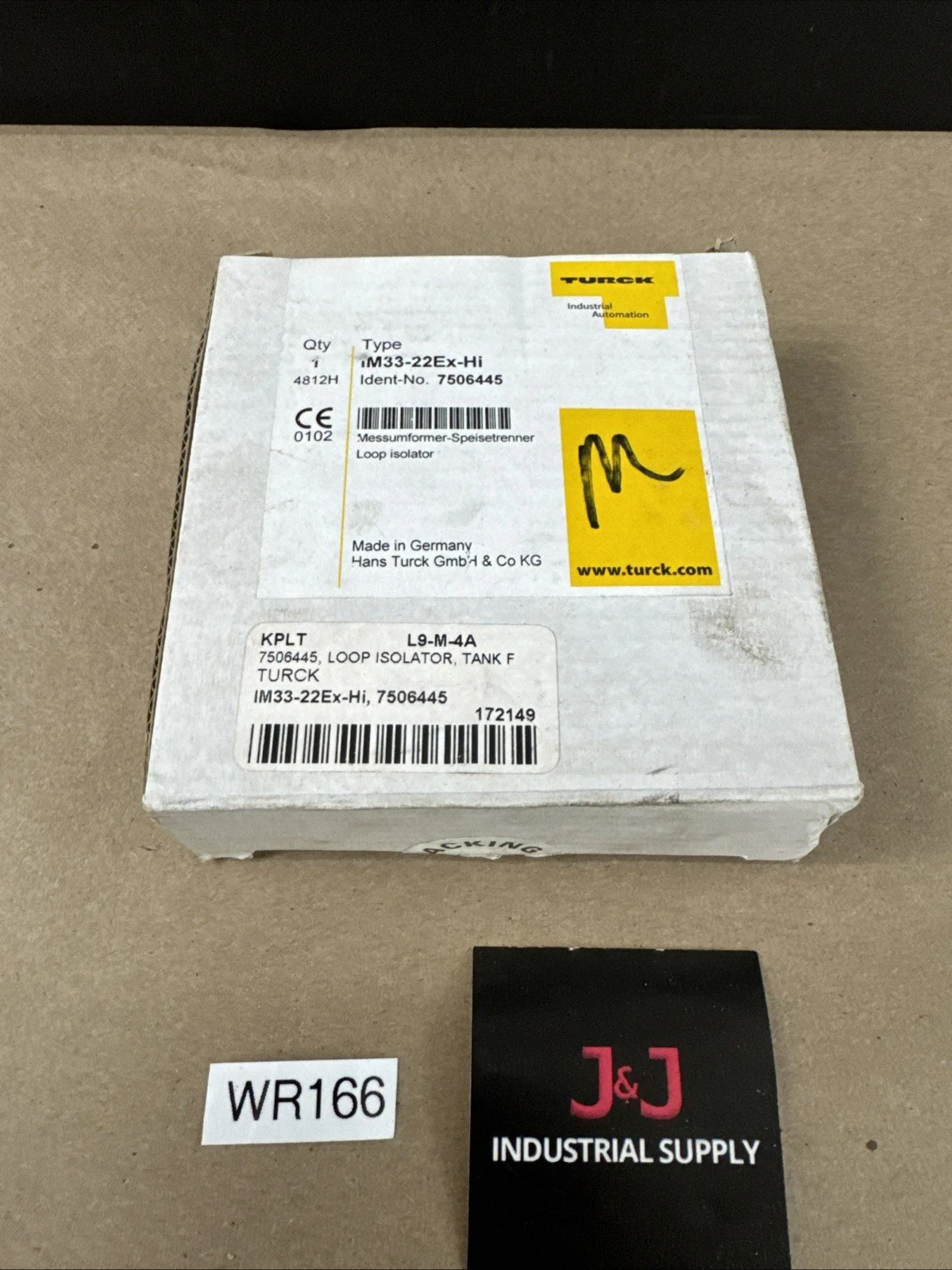 NEW Turck 7506445