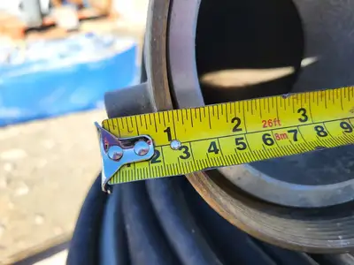 6" x 100 ft Lay Flat Hose w/ Coupling