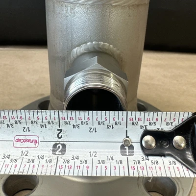 PREOWNED- Vijay Flow Meter Flow Tube 2-S40S-150 LB B16 A/SA182 F316/316L 66971