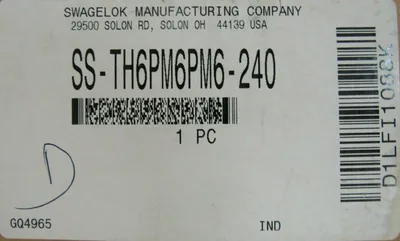NEW SWAGELOK SS-TH6PM6PM6-240 BRAIDED HOSE D1LFI1088B GQ4965 SSTH6PM6PM6240