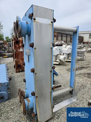 USED Superchanger 443.3 Sq Ft Tranter Superchanger Plate Heat Exchanger, 100#