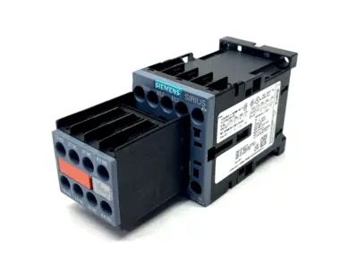3RT2017-1BB44-3MA0 | Siemens  Contactor 3-Pole 12A 5.5kW, 24V DC Coil 2NO 2NC - New