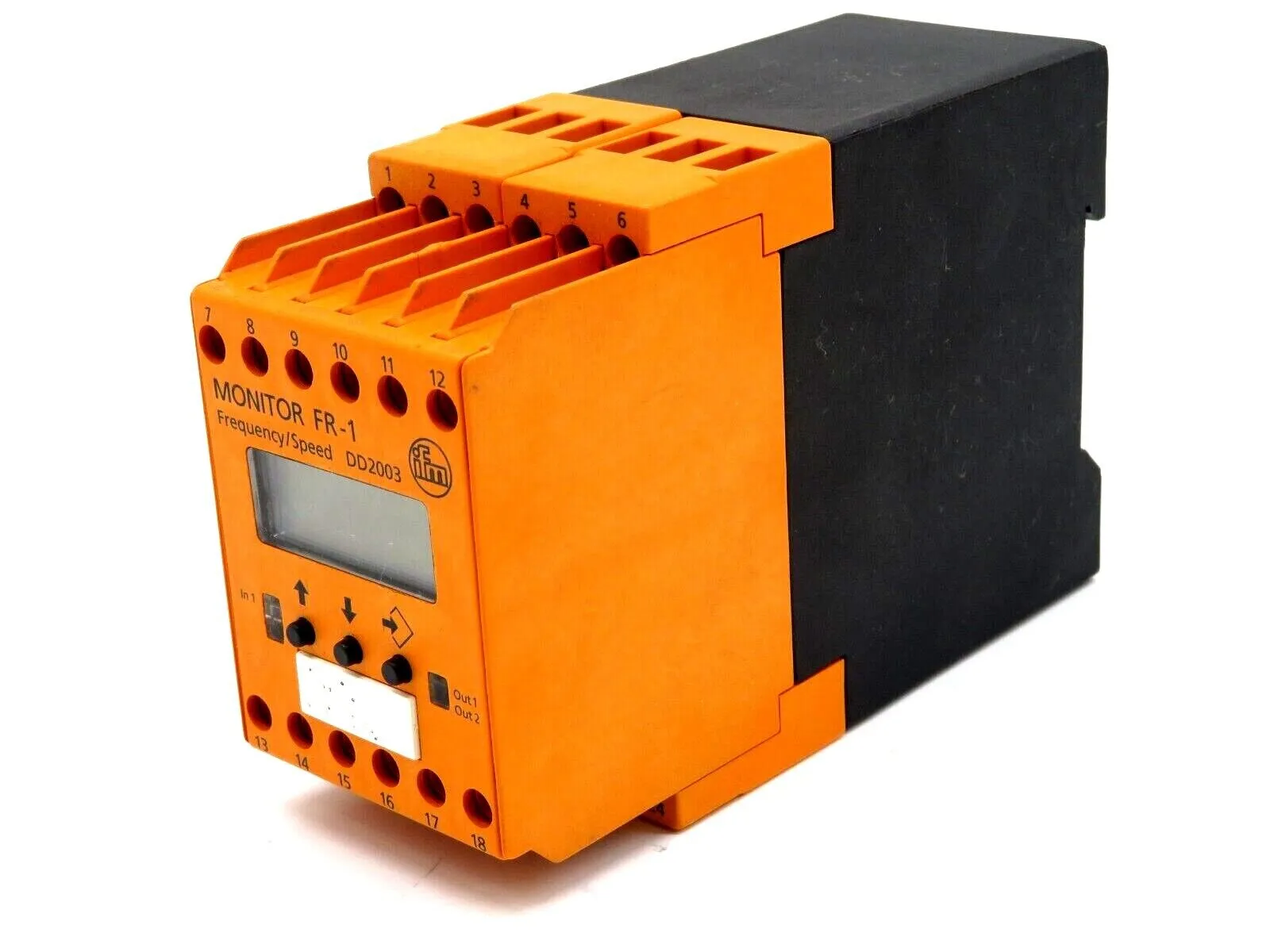 USED IFM ELECTRONIC DD2003 POWER SUPPLY MONITOR FR-1