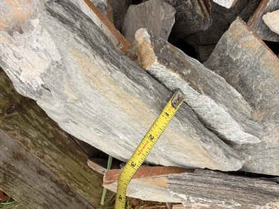 USED GET REAL NATURAL SLATE STONE ARCHITECTURAL SERIES APPROXIMATELY 250SQ FT