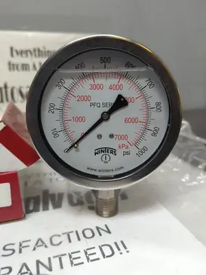 New | in-Stock WINTERS PFQ777 Universal Pressure Meters Ohio US | Surplus Asset Holdings #1236083