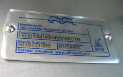 NEW Alfa Laval LKHU10M140D4VS18BCYN