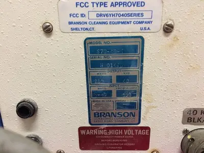BRANSON 7000 S70-40-5 ULTRASONIC GENERATOR