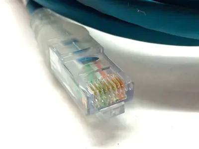 USED LUMBERG ETHERNET ASSEMBLY DOUBLE-ENDED RJ45 CORDSET 900004112