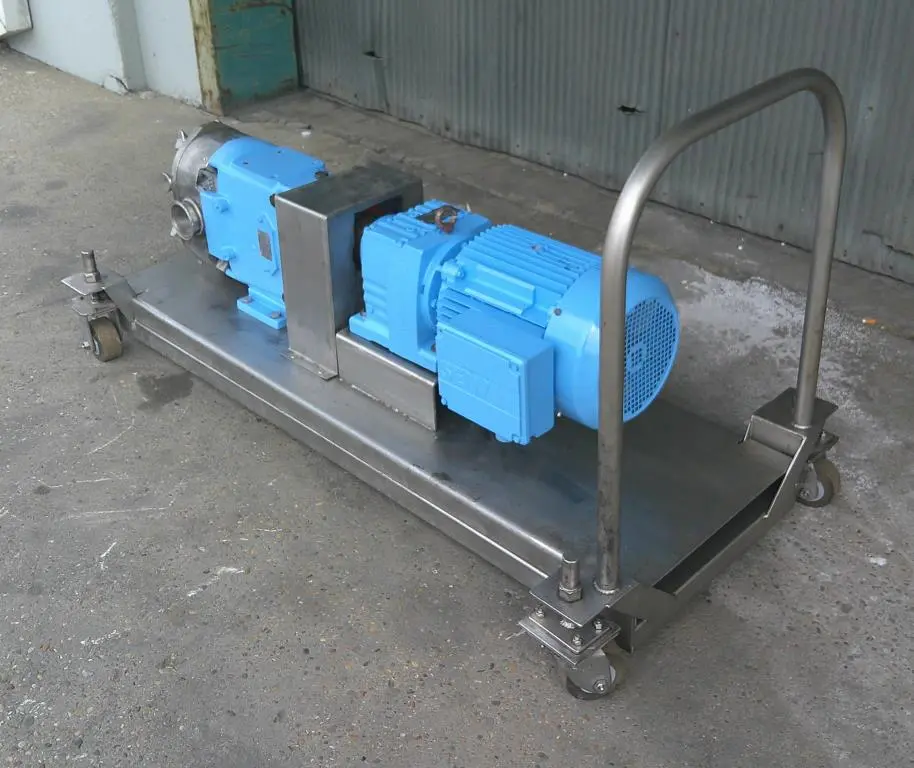 SPC9306  Pump 3" inlet Waukesha positive displacement pump Stainless Steel Contact Parts