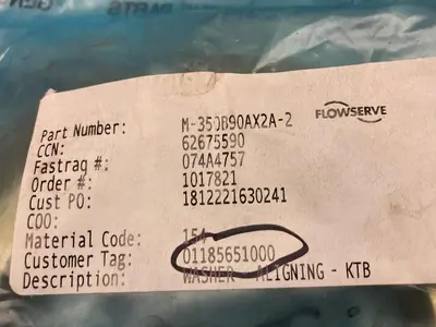 New | in-Stock FLOWSERVE M-350B90AX2A-2 Pumps | Surplus Asset Holdings #1206170
