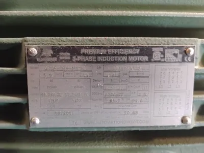 IRONHORSE MTCP-7P5-3BD18 Induction Motor | ESS Industrial Equipment Sales (4)
