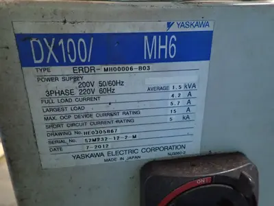 USED 2012 YASKAWA MOTOMAN MH6