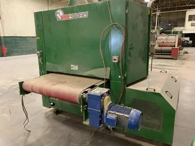 USED TIMESAVERS 5321-25-00, 52" DOUBLE-HEAD WIDE-BELT SANDER