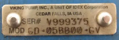 NEW VIKING PUMP GD-05BB00-GV GEAR PUMP FLOW DIVIDER GD05BB00GV