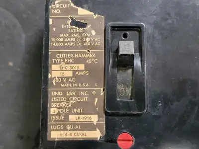 USED CUTLER-HAMMER EHC315