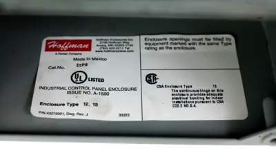 USED HOFFMAN E2PB