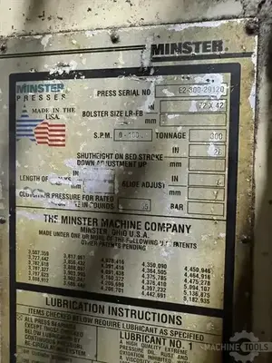 USED 1997 MINSTER E2-300-72