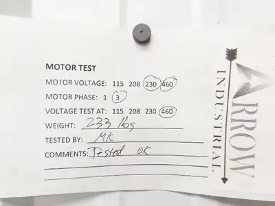 Worldwide Electric ODP20-36-254T AC Motor 20Hp 3532 RPM 230/460V 3PH 254T ODP