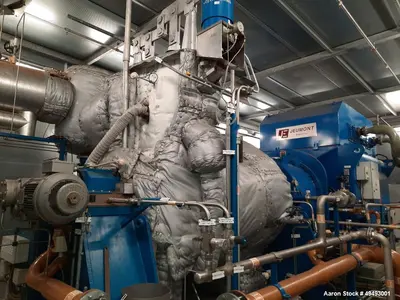 Used MAN Turbo 16 MW Steam Turbine Generator Assembly, Model MARC4-B00.