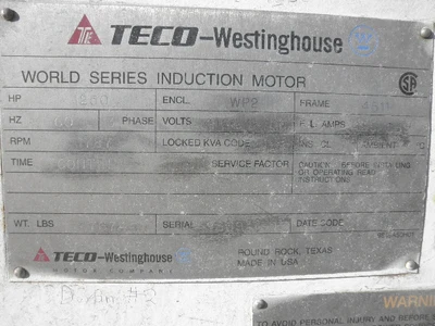 USED TECO WESTINGHOUSE -