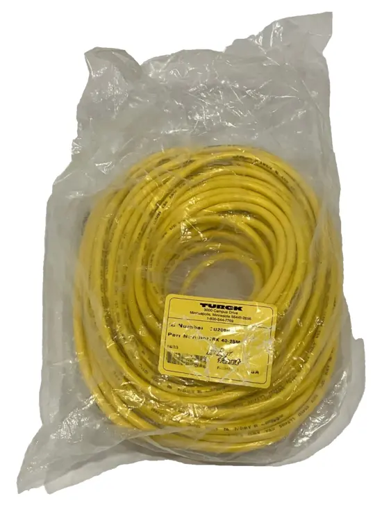 New | in-Stock TURCK U2060-1 SINGLE-ENDED CORDSET 4-PIN 7/8"-16 MINIFAST FEMALE Connector Accessories Michigan US | Maverick Industrial Sales #1090998