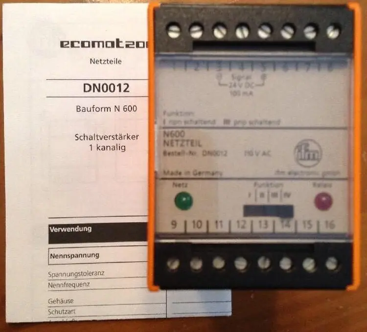 New | in-Stock IFM DN0012 Industrial Controls Ohio US | Surplus Asset Holdings #1233775