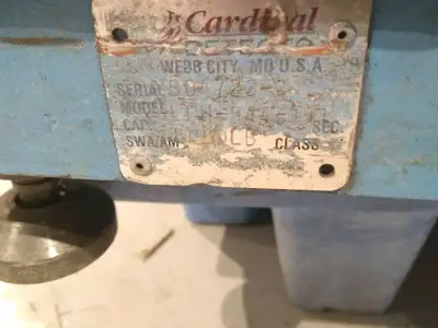 Used Cardinal Industrial Floor Scale 4'x4' 500lb x 1lb Platform Scales Michigan US | Maverick Industrial Sales #1489288