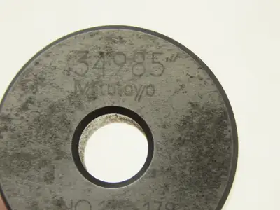 Mitutoyo 177 Holtest Bore Gage Steel Setting Rings .35" .50" .65" .80"  Lot of 4