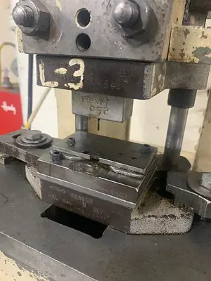 5914-230 Perkins Model 10-C 10 Ton OBI Punch Press, Air Trip Mechanical Clutch
