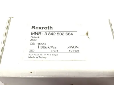 New | in-Stock Bosch Rexroth Profile Joint 45X45 Misc Fasteners Michigan US | Maverick Industrial Sales #1424638