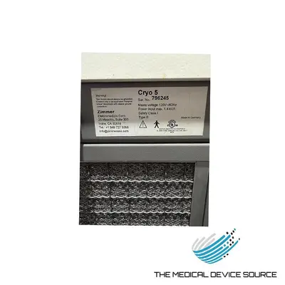 Used SYNERON ZIMMER CRYO 5 Medical Equipment - Other Texas US | The Medical Device Source #1480969