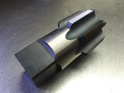 Morse 2" 11-1/2 NPTF 7 Flute HSS Pipe Tap 1.4045" Shank 2119 2" NPTF (LOC1803D)