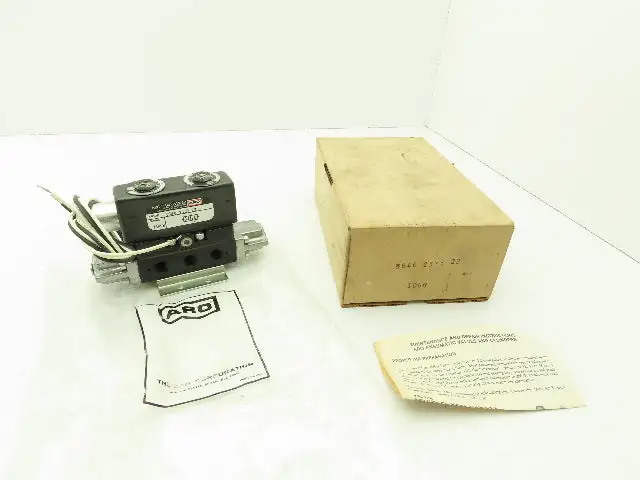 ARO 5840 2323 22 Pneumatic Solenoid Valve 5-Port 115V 150 PSI