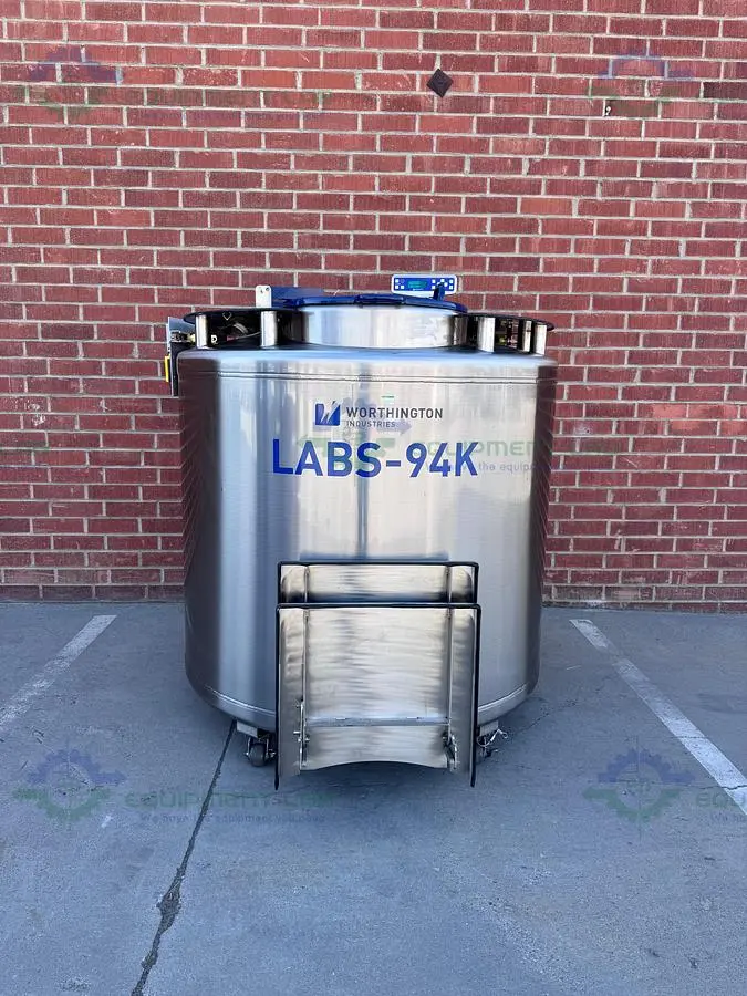USED WORTHINGTON INDUSTRIES LABS-94K  LIQUID NITROGEN CRYOGENIC STORAGE TANK