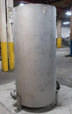 SPC8679  Tank 350 gallon vertical tank, Stainless Steel, flat